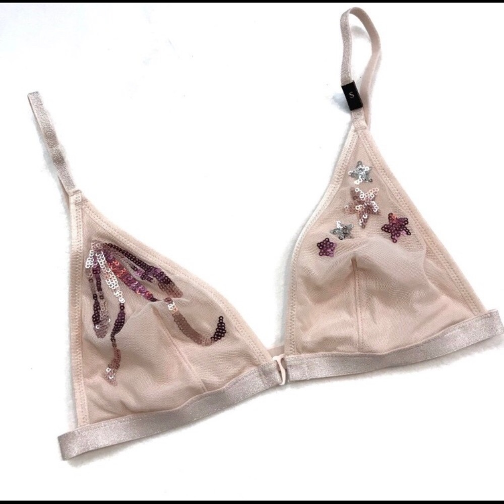 ❤️NWT Victoria’s Secret Bralette w/ Sequin Detail - Picture 1 of 6